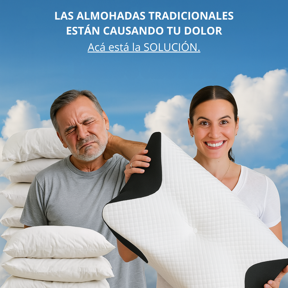 Almohada Skelda – Alineación Perfecta para Cabeza, Cuello y Hombros